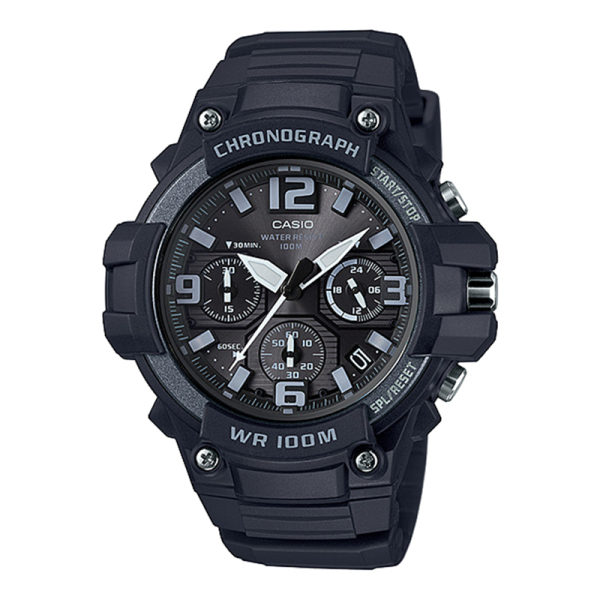 Casio Chronograph MCW-100H-1A3V Sports Resin Belt Men’s Watch