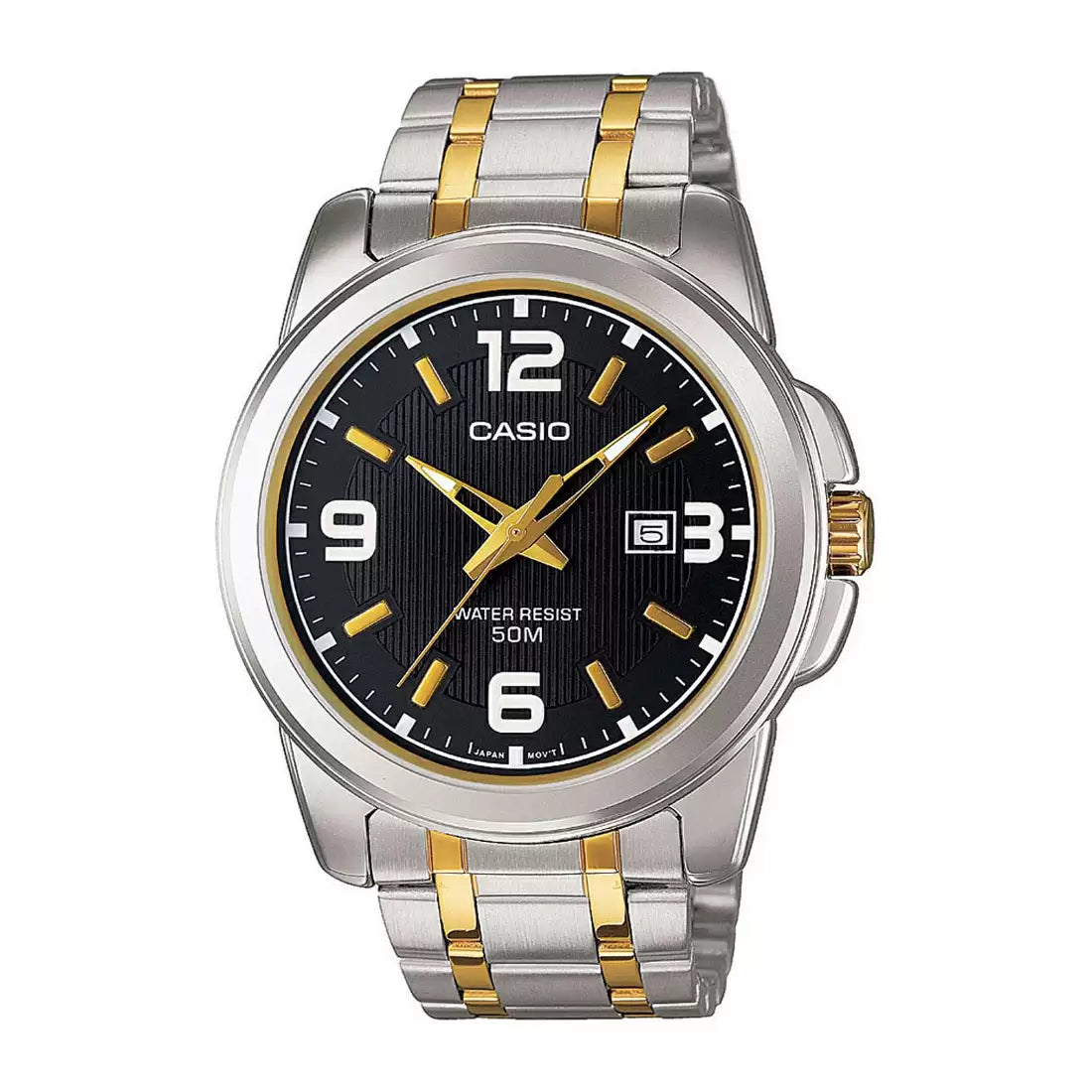 Casio Enticer MTP-1314SG-1AVDF Date Two Tone Chain Men’s Watch