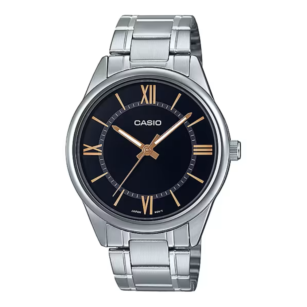 Casio Enticer MTP-V005D-1B5UDF Silver Chain Men’s Watch