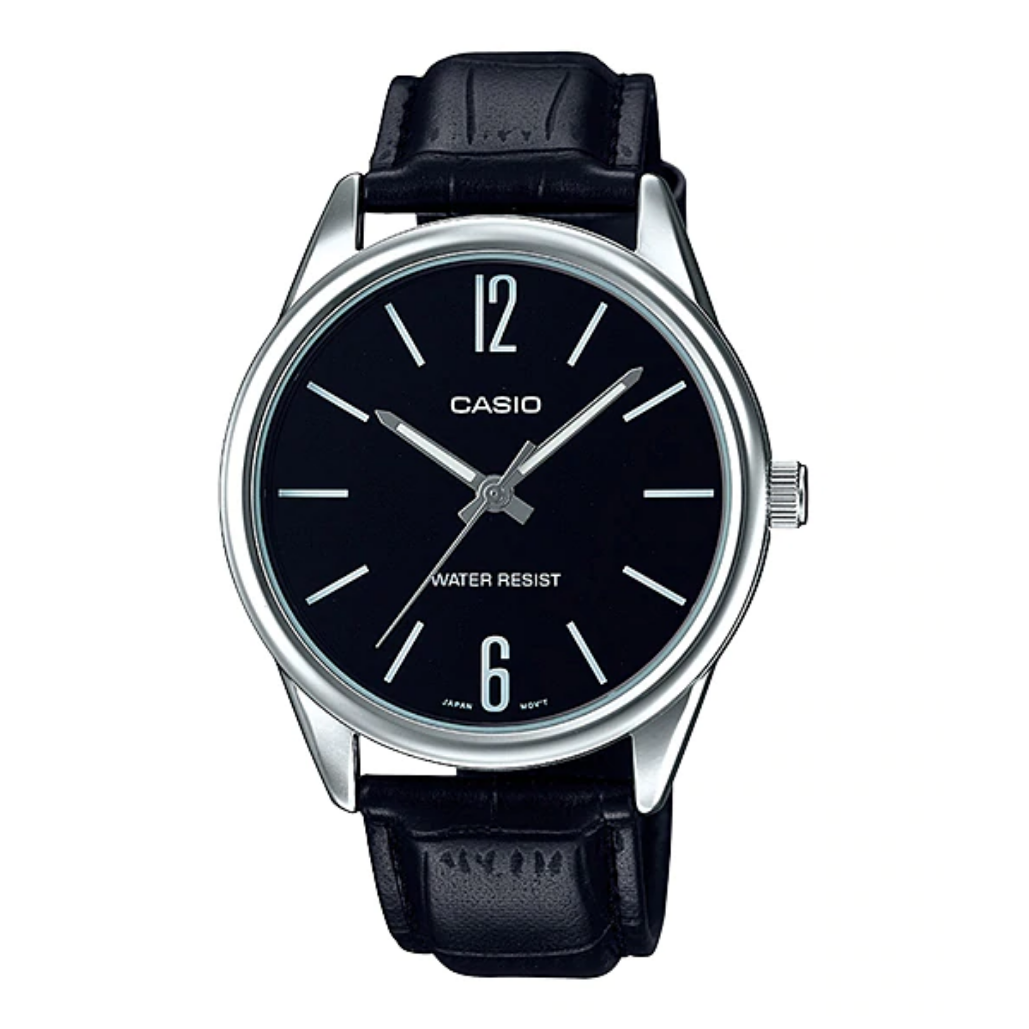 Casio Enticer MTP-V005L-1BUDF Black Belt Men’s Watch