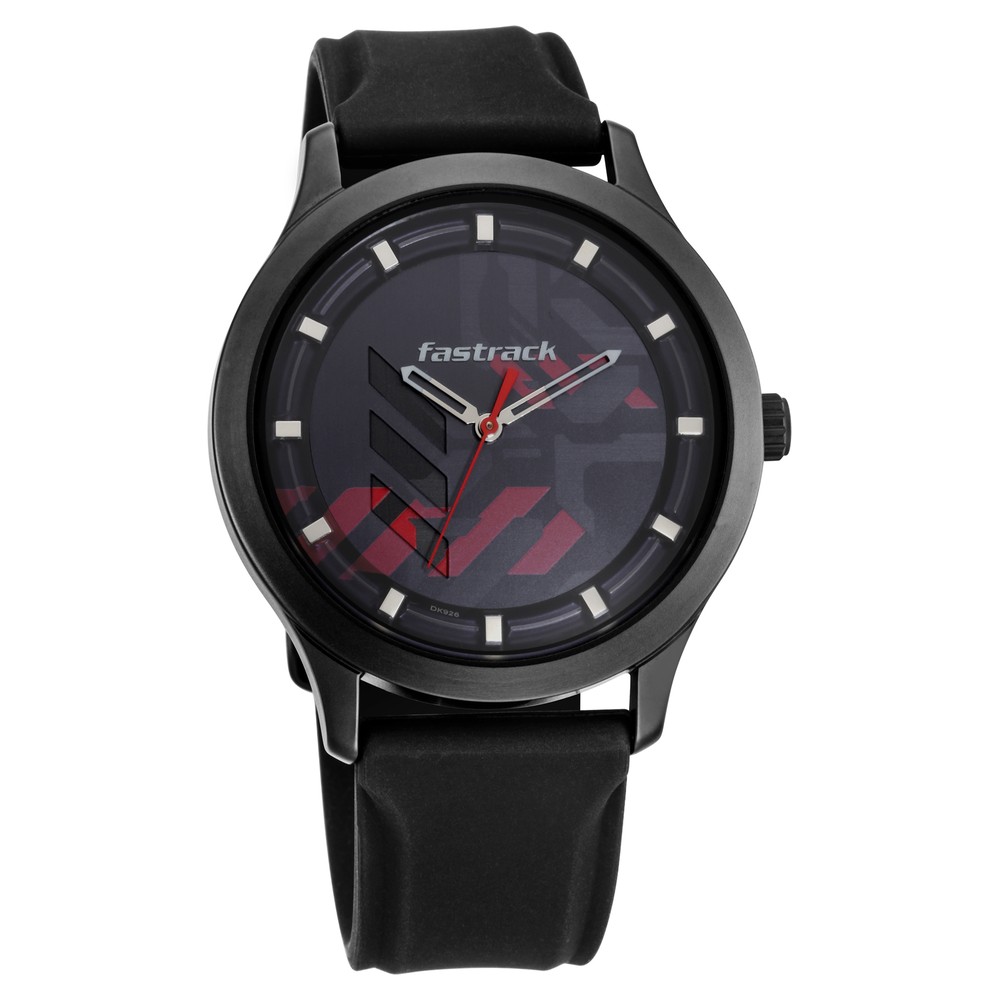 Fastrack NR3250NP01 Gamify Quartz Analog Grey Dial Silicone Strap Watch for Guys
